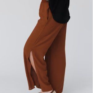 Slit Wide Leg Pants